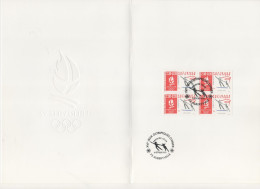 France Année 1992 12 Blocs Feuillet 16 ème Jeux Olympiques D'Hiver Albertville 92 - Premier Jour Bloc De 4 Timbres - Ongebruikt