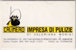 Calendarietto - Calimero - Impresa Di Pulizia - San Giovanni In Persiceto - Anno 1998 - Formato Piccolo : 1991-00