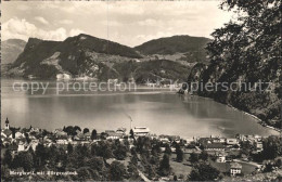 11820042 Hergiswil NW Panorama Vierwaldstaettersee Buergenstock Urner Alpen Herg - Andere & Zonder Classificatie