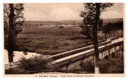 Golbey - Pont-Canal Et Champ D'Aviation - Golbey