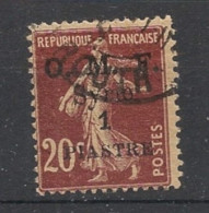 SYRIE - 1920-22 - N°YT. 60 - Type Semeuse 1pi Sur 20c Brun - Oblitéré / Used - Used Stamps