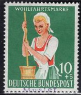 GERMANY(1958) Dairy Maid. MUSTER (specimen) Overprint. Scott No B363. - Autres & Non Classés