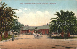 11818884 Stockton_California Southern Pacific Depot Pferdekutsche - Andere & Zonder Classificatie