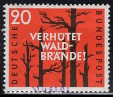 GERMANY(1958) Forest Fire Prevention. MUSTER (specimen) Overprint. Scott No 782. - Other & Unclassified