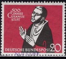 GERMANY(1958) Nicolaus Cusanus. MUSTER (specimen) Overprint. Scott No 792. - Autres & Non Classés
