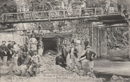 VERDALLE - Barrage De La Société D'Energie Electrique De La Sorgue Et Du Tarn - Prise D'eau - Tunnel - Ouvriers - Andere & Zonder Classificatie