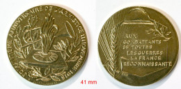 Médaille De Table_FR_Militaria_60e Anniversaire De L'Armistice 11 Novembre 1918_21-14-2 - France