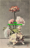 R590016 Flowers In A Shell Vase. Knight Series. 1905 - Welt