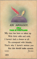 R590024 An Apology. Valentine. Aerograph Series - Welt
