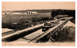 Epinal - Vue Du Champ D'Aviation De Dogneville Et Le Pont-Canal - Golbey