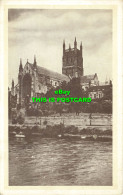 R590044 Worcester Cathedral. The Cathedral From The Severn. Shewing Nave And One - World