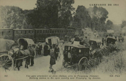 Une Gare Provisoire En Plein Champs, Près De Picquigny (Somme) - Trains