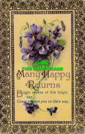 R590075 Many Happy Returns. Bright Returns Of This Bright Day. 1916 - World