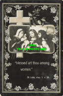 R590076 Blessed Art Thou Among Women. St. Luke. Chap. 1. V. 29. Aristophot. 1909 - World