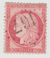 Ceres 80 C Rose - Oblitération 167 Arleux - Nord 59 - 1871-1875 Ceres