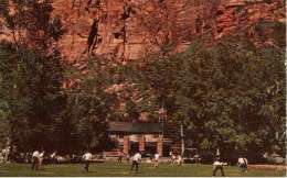 Zion Lodge National Park Utah Baseball Softball Game - Baseball