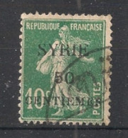 SYRIE - 1924 - N°YT. 107 - Type Semeuse 50c Sur 10c Vert - Oblitéré / Used - Usati