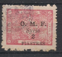 SYRIE - 1921 - N°YT. 78 - 2pi Sur 5m Rose - Oblitéré / Used - Oblitérés