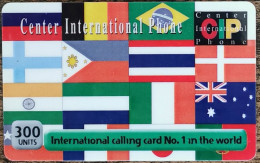 Carte De Recharge - Center International Phone CIP 300 Units USA - Télécarte ~28 - Altri & Non Classificati