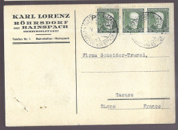 Lot De 3 Cartes Postales De L'entreprise Karl Lorenz, Située à Röhrsdorf Bei Bainspach (GF3942) - Covers & Documents