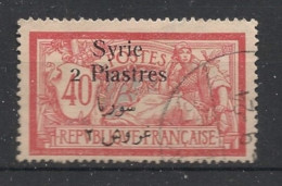 SYRIE - 1924-25 - N°YT. 135 - Type Merson 2pi Sur 40c Rouge - Oblitéré / Used - Used Stamps