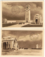 Villers-Bretonneux / Lot 2 Cartes / Inauguration Du Monument Australien / 22 Juillet 1938 - Cartoline Postali E Su Commissione Privata TSC (ante 1995)