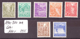 No 194-200 **  ( SANS CHARNIERE ) - COTE: 160.- - Unused Stamps