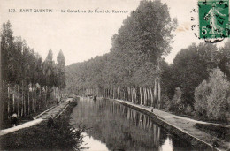Saint Quentin Le Canal Vue Du Pont De Rouvray    Correspondance De Paris - Saint Quentin