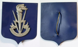 Militaria-BE-terre-insigne_transmission_02_argent_omonia Conjungo_D_21-14-1 - Armée De Terre