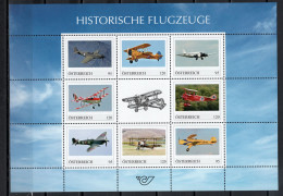 Austria 2023 Aviation, Historic Airplanes Sheetlet "Markenedition" In Folder MNH - Flugzeuge