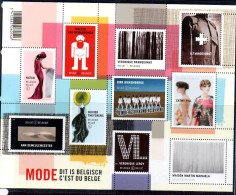 BELGIUM - 2010 - BELGIAN FASHION  SOUVENIR SHEET MINT NEVER HINGED  , SG CAT £3830 - Nuovi