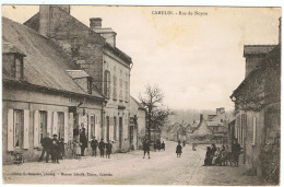 Camelin / Rue De Noyon /  Tabac, Auberge: " Loge à Pied Et à Cheval " / 1905 / Ed. Maison Létoffé - Otros & Sin Clasificación