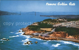 11807082 San_Francisco_California Fliegeraufnahme Golden Gate Bridge Mile Rock L - Autres & Non Classés