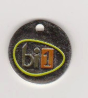 Jeton De Caddie " Bi1 - Supermarché De Proximité (AUCHAN - ATAC) [C]_Je192 - Trolley Token/Shopping Trolley Chip