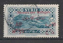 SYRIE - 1926 - N°YT. 174 - Réfugiés 0pi75 Sur 2pi50 - Oblitéré / Used - Used Stamps