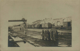 Guerre 1914-1918 - Convoi Militaire - Carte-photo - Trenes