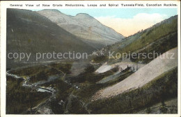 11807037 Canadian Rockies New Grade Reductions Loops Spiral Tunnels Field Kanada - Unclassified