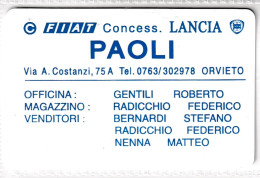 Calendarietto - Fiat - Lancia - Orvieto - Anno 1997 - Small : 1991-00