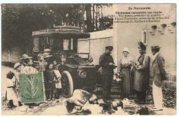 En Normandie / Fâcheuse Rencontre Sur Route... / 1919 / Ed. Brocherioux - Andere & Zonder Classificatie