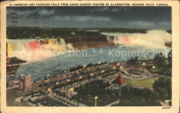 11807014 Niagara Falls Ontario American And Canadian Falls From Oakes Garden The - Ohne Zuordnung