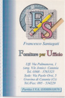 Calendarietto - Francesco Santagati - Fornitura Per Uffici - Catania - Anno 1998 - Tamaño Pequeño : 1991-00