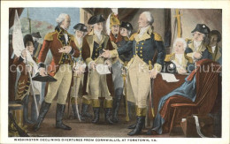 11806963 Yorktown_Virginia Washington Declining Overtures From Cornwallis - Altri & Non Classificati