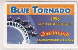 Calendarietto - Gardaland - Blue Tornado - Anno 1998 - Kleinformat : 1991-00