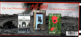 BELGIUM - 2008 - 90TH ANNIVERSRAY WORLD WAR I  SOUVENIR SHEET MIN1T NEVER HINGED  , SG CAT £13 - Ongebruikt