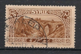 SYRIE - 1925 - N°YT. 163 - Pont De Daphné 3pi Brun - Oblitéré / Used - Used Stamps