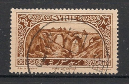 SYRIE - 1925 - N°YT. 163 - Pont De Daphné 3pi Brun - Oblitéré / Used - Usados