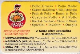 Calendarietto - Gigi - Pollo Allo Spiedo - Sammacampagna - Anno 1998 - Kleinformat : 1991-00