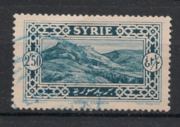 SYRIE - 1925 - N°YT. 162 - Kalat Yamoun 2pi50 Bleu - Oblitéré / Used - Used Stamps