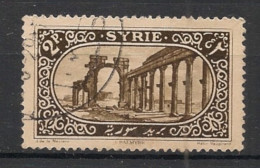 SYRIE - 1925 - N°YT. 161 - Palmyre 2pi Sépia - Oblitéré / Used - Usados