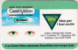 Calendarietto - Gruppo Green Vision - Monselice - Anno 1998 - Formato Piccolo : 1991-00